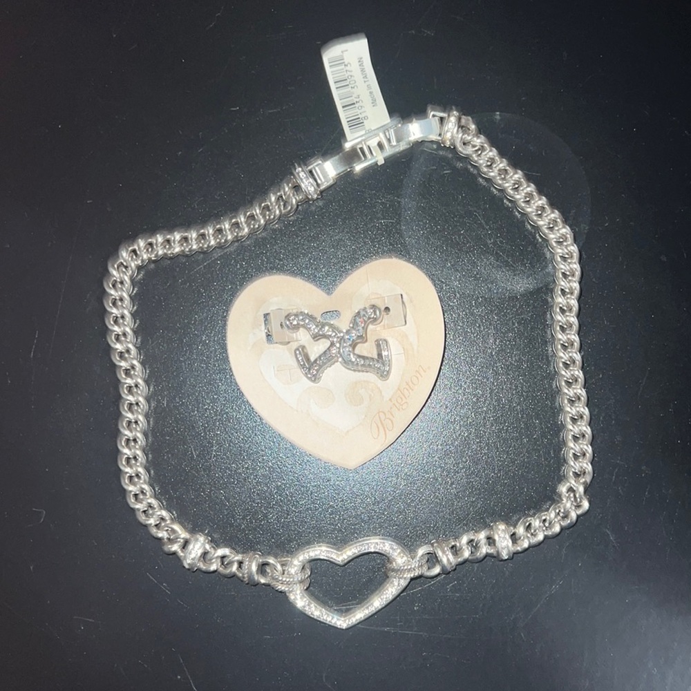 Brighton heart necklace and earrings
